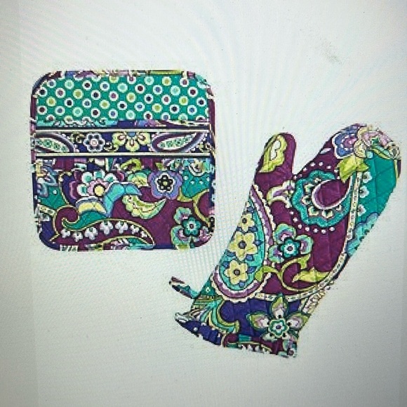 Vera Bradley What's Cookin' Potholder Set Heather - Picture 1 of 7